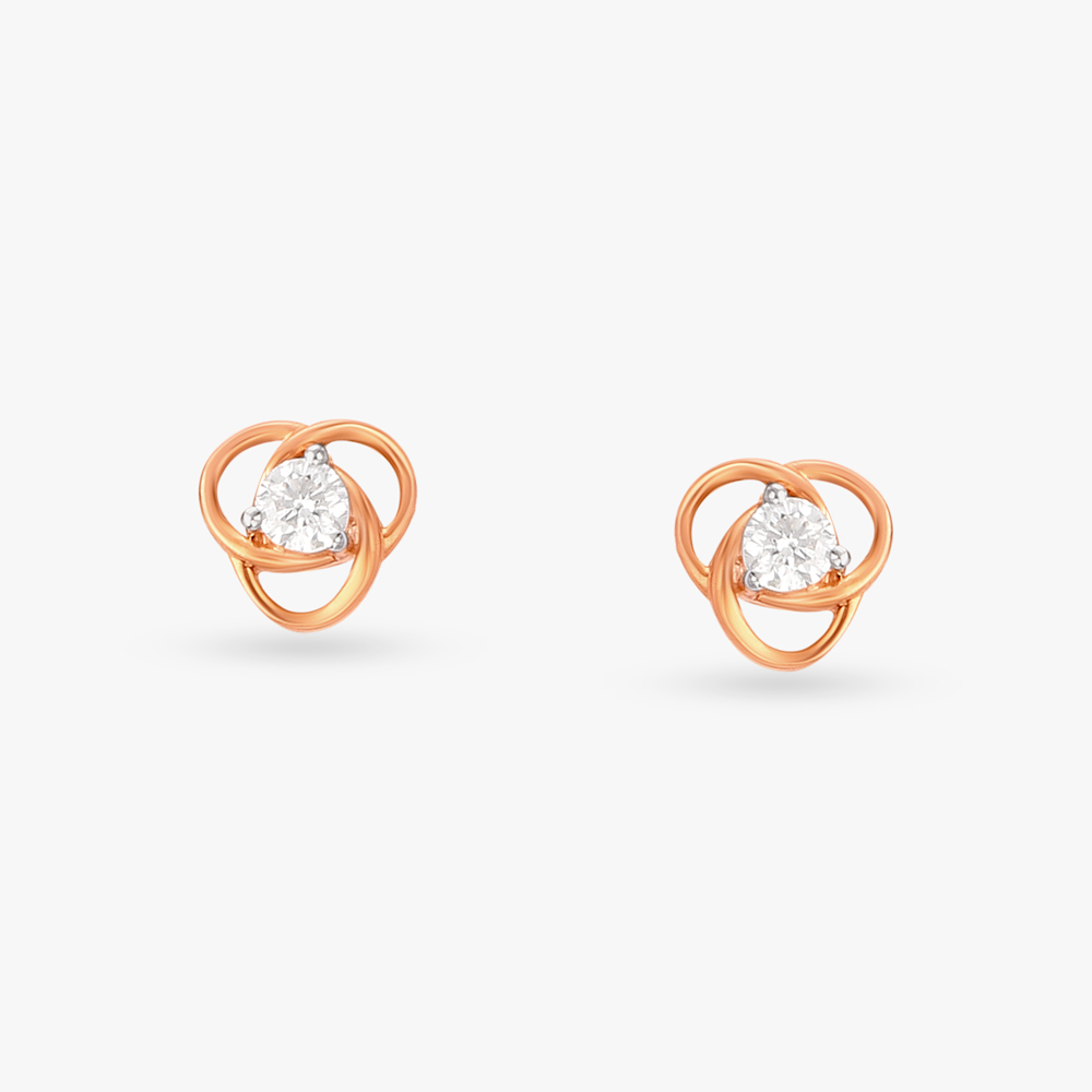 

Contemporary Glamour Diamond Stud Earrings