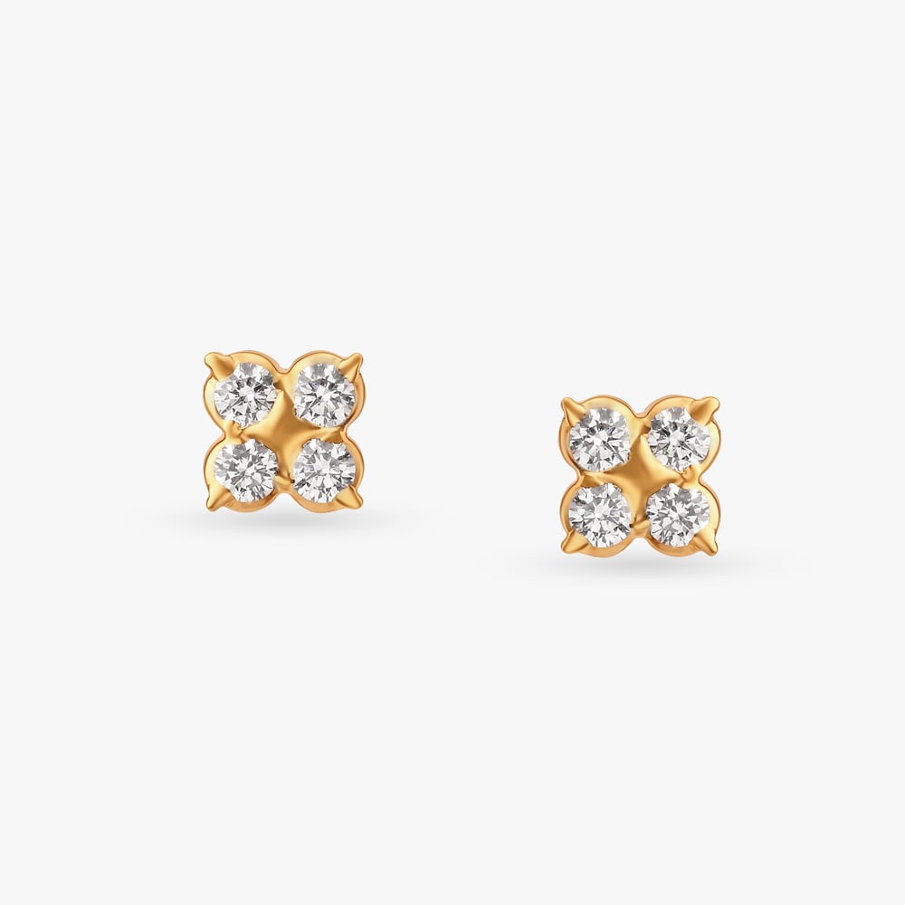 

Captivating Sparkle Diamond Stud Earrings