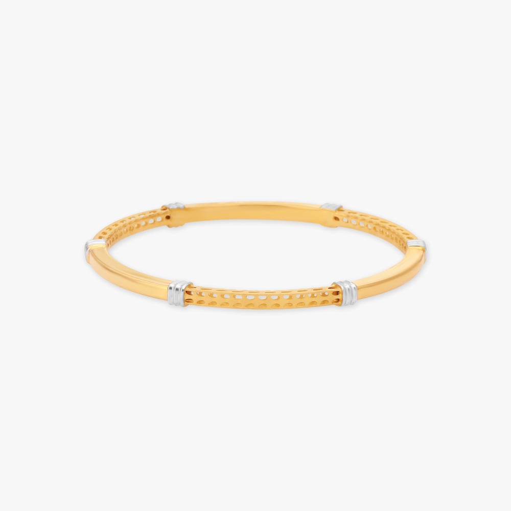 

Sleek Gold Bangles