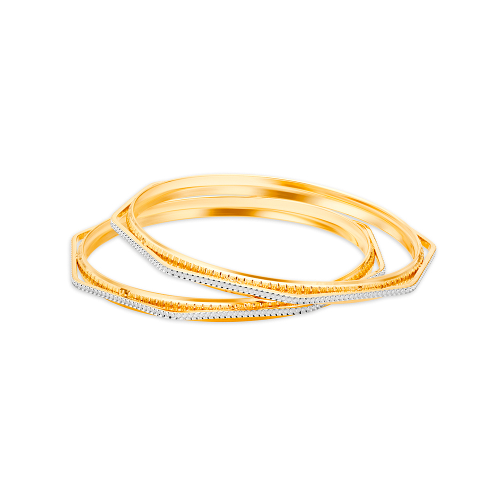 

Octagonal Gold Bangles