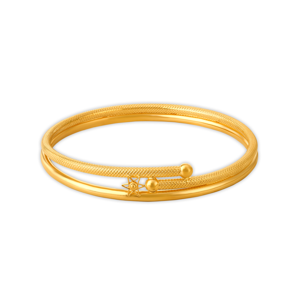 Enticing Gold Bangle