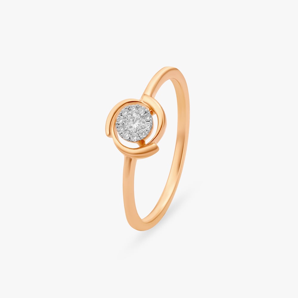 

Delicate Rose Finger Ring