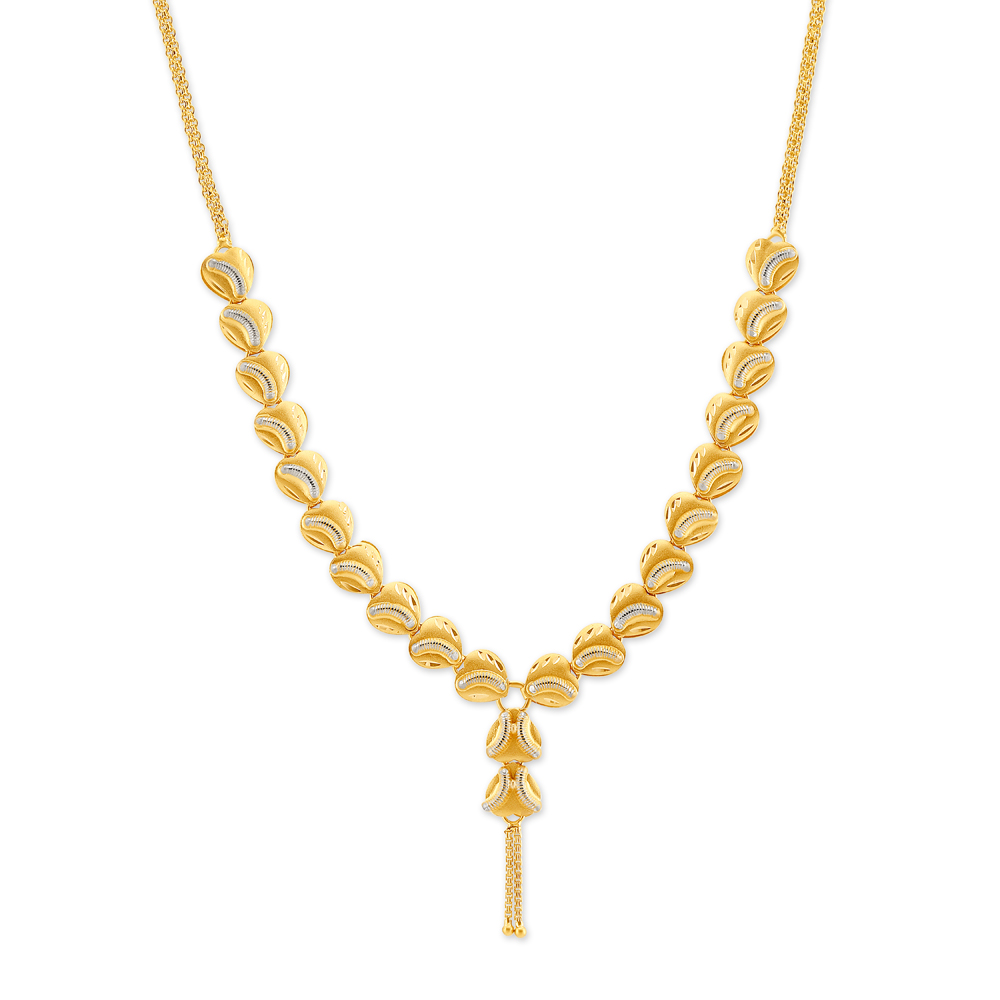 

Romantic Gold Necklace Set