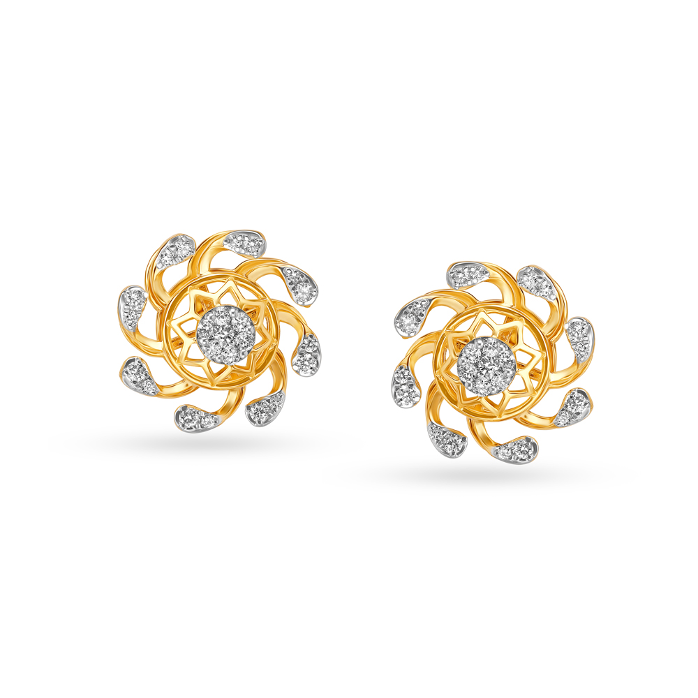 Tantalising Diamond Stud Earrings