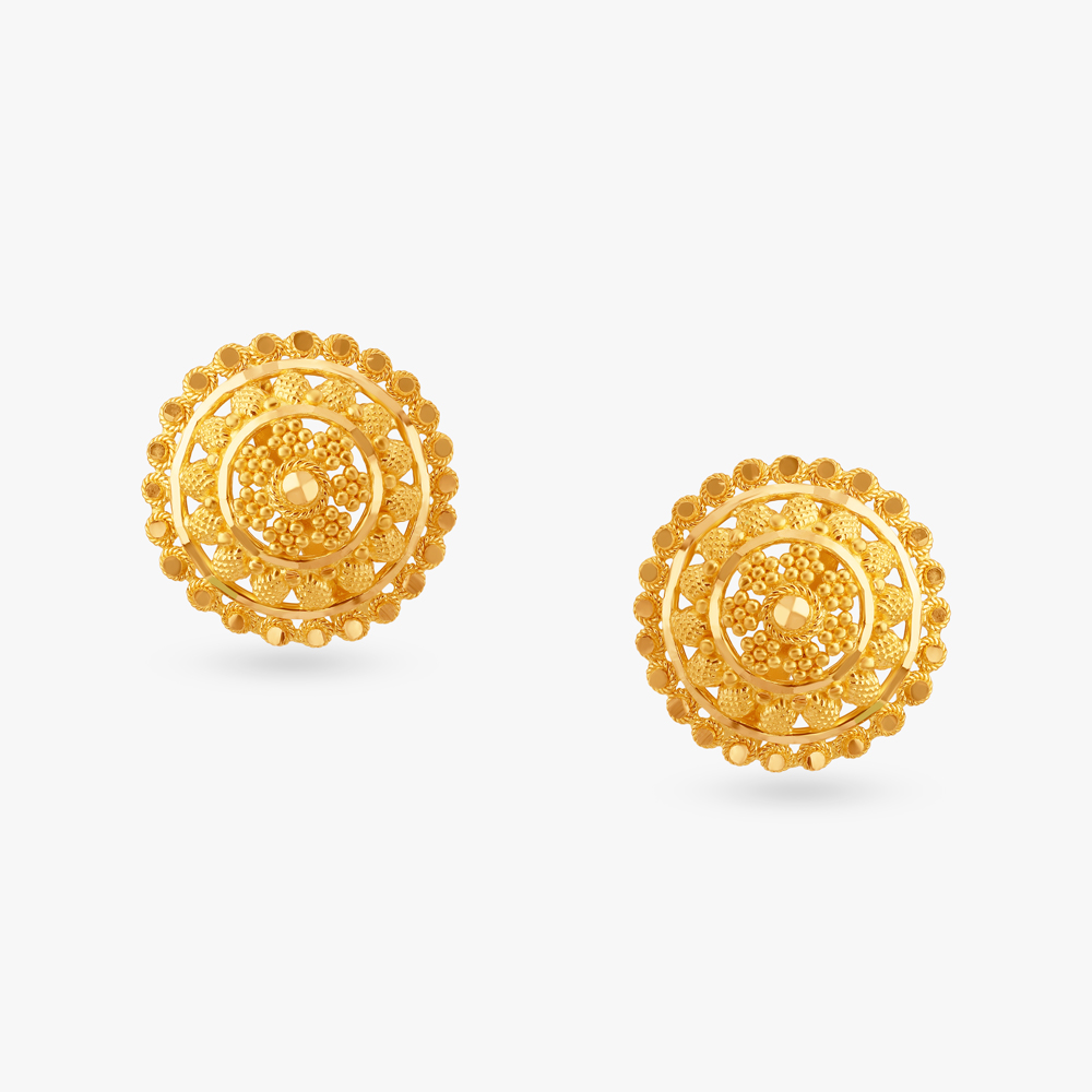 Latest Earing Tops | Gold earrings models, Gold earrings designs, Indian  jewellery design earrings