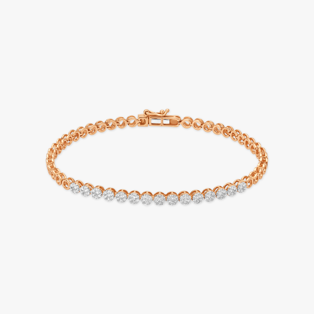 Brilliant Linear Diamond Bracelet