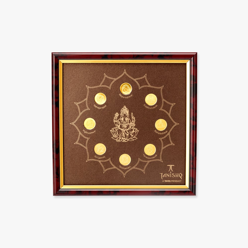 

Set of Ashtavinayak 22 Karat Gold Coin