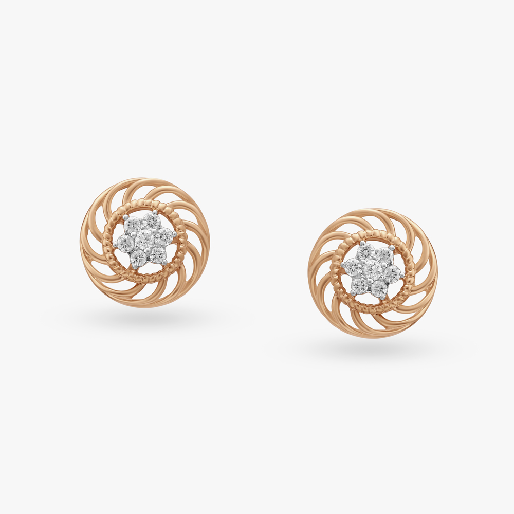 

Enchanting Blossoms Diamond Stud Earrings