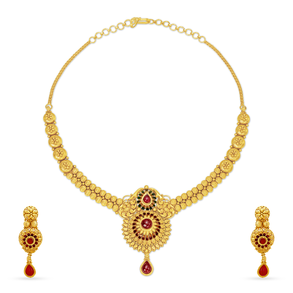 

Classic Gold Necklace Set