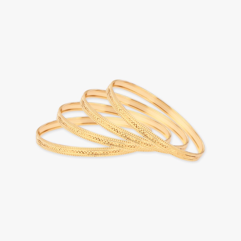 

Textured Allure Bangles