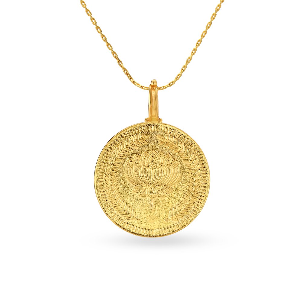 Temple Gold Thali Pendant