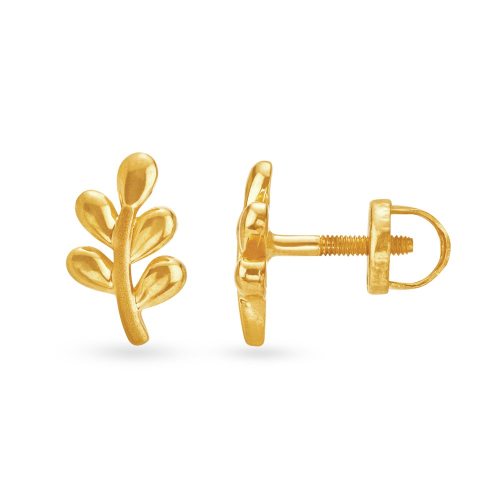 

Captivating Gold Stud Earrings