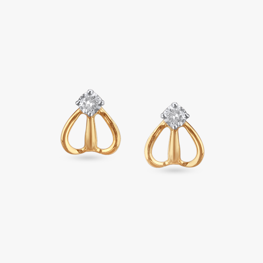 

Petite Princess Diamond Stud Earrings For Kids