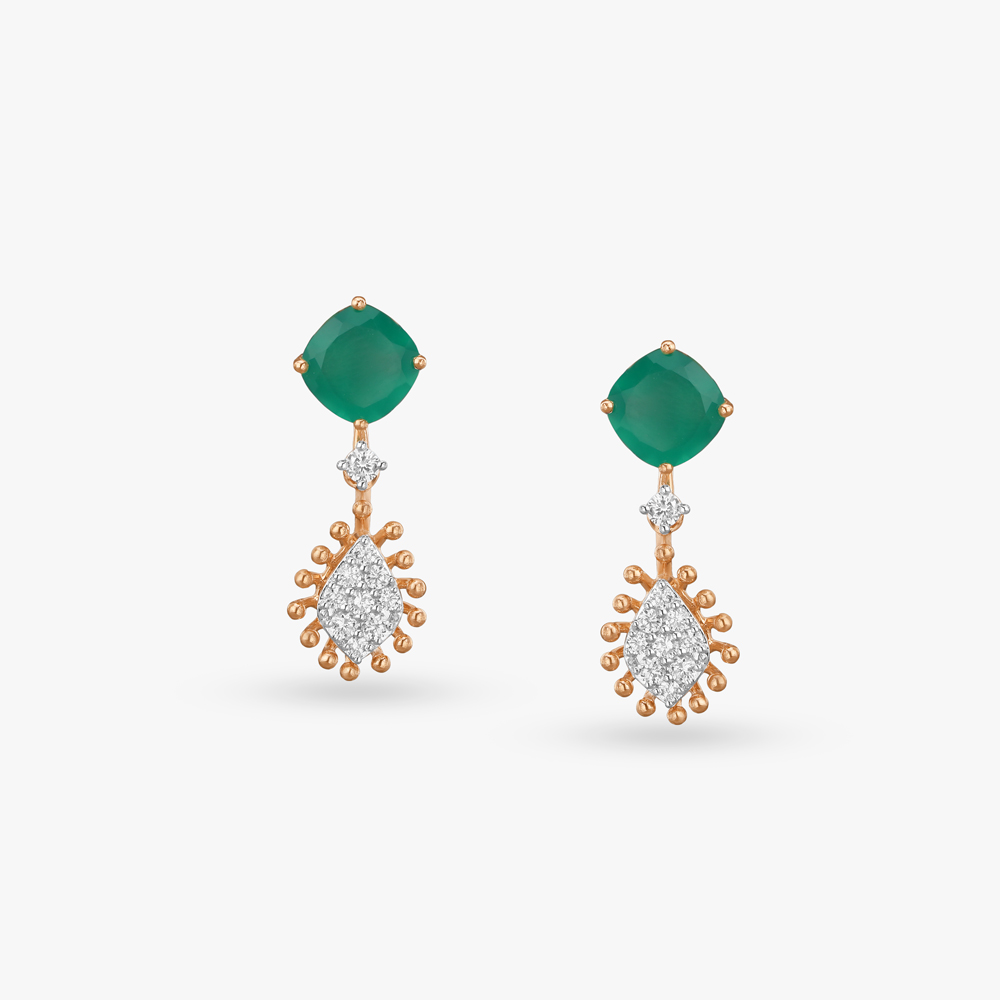 

Elegance Redefined Diamond Drop Earrings