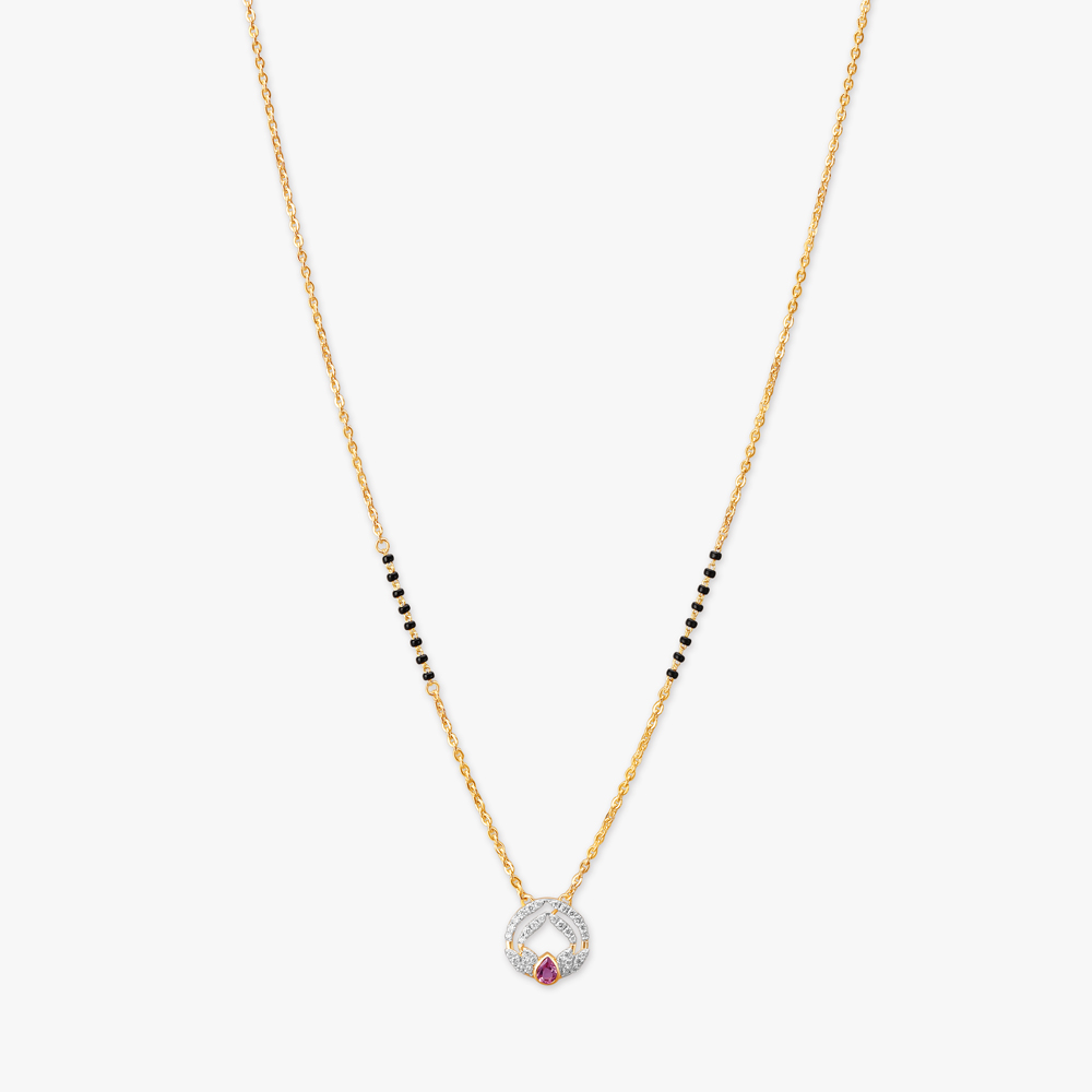 

Twilight Bloom Diamond Mangalsutra