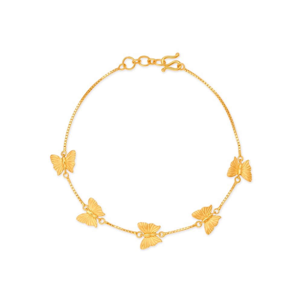 Butterfly on sale bracelet gold