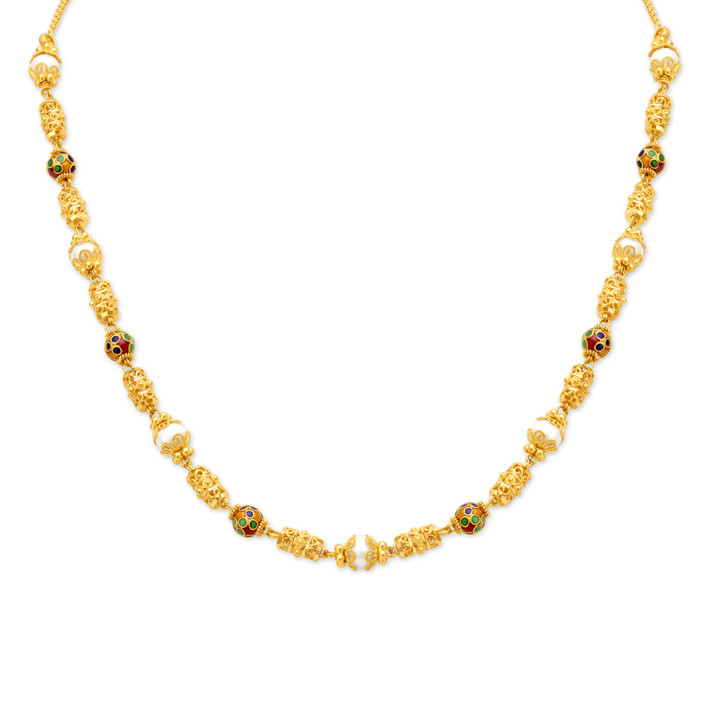 

Mesmerising Gold Chain with Baubles