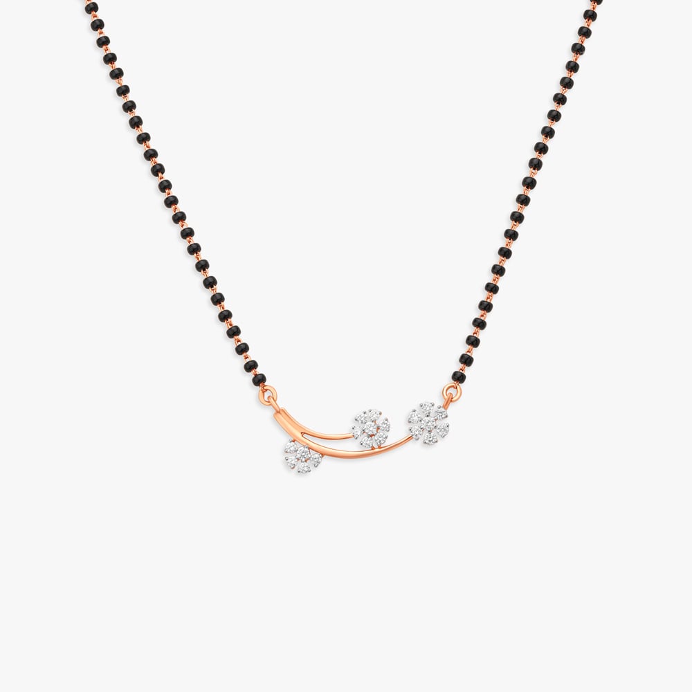 

Blooming Romance Diamond Mangalsutra