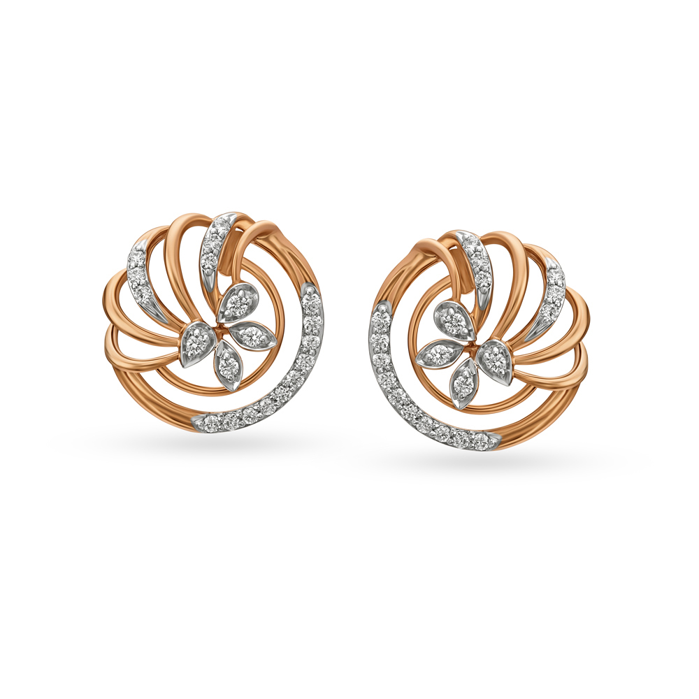 Sublime Diamond Solitaire Look Drop Earrings