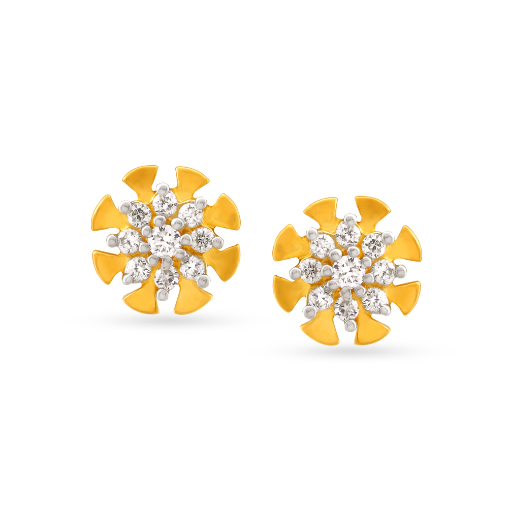 Timeless Minimal Diamond Stud Earrings