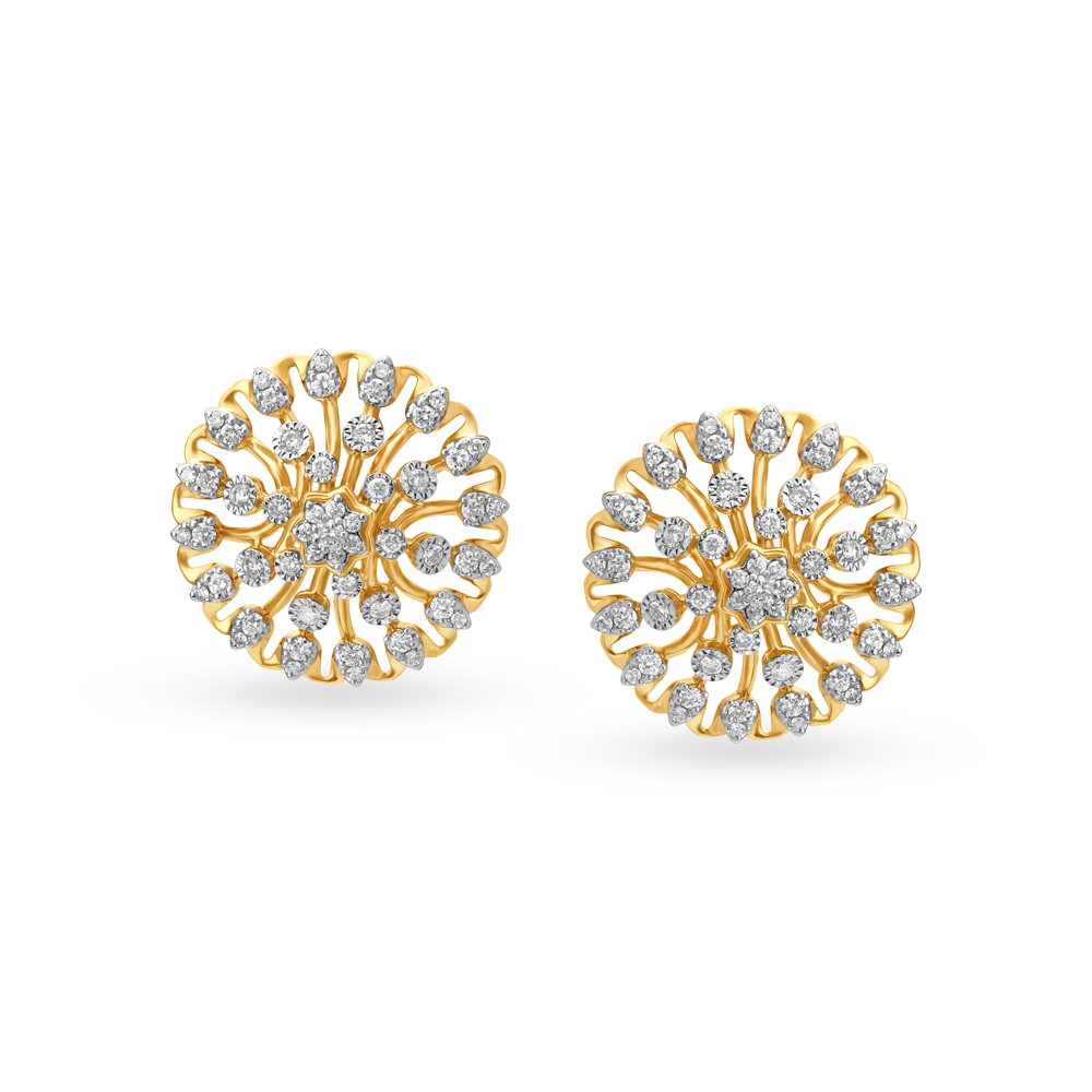 Buy Gold & Diamond Earrings for Men & Women Online | Tanishq