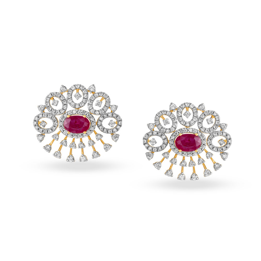 Black Diamond Fuchsia Earrings – Anabela Chan Joaillerie