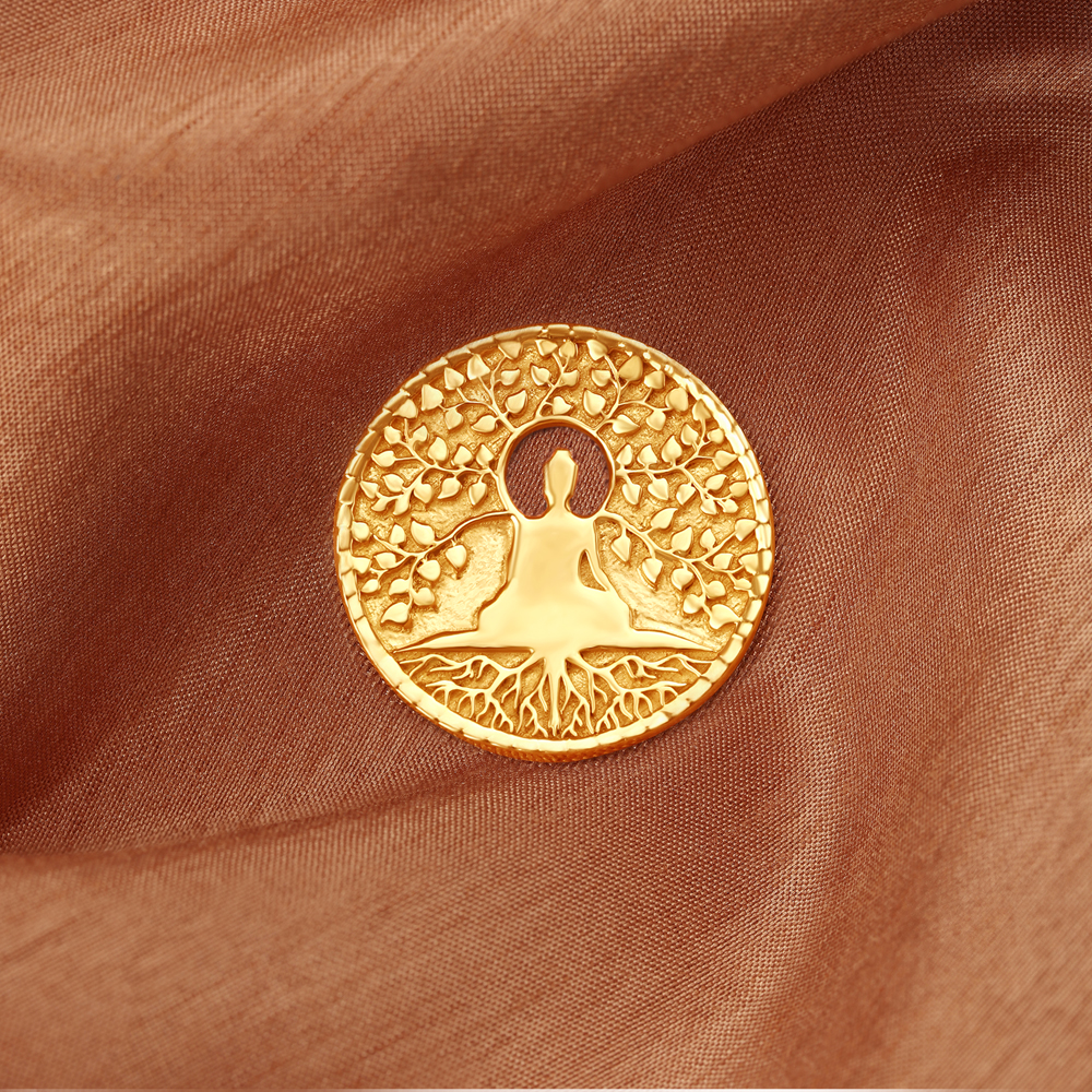 Lord buddha sale gold pendant