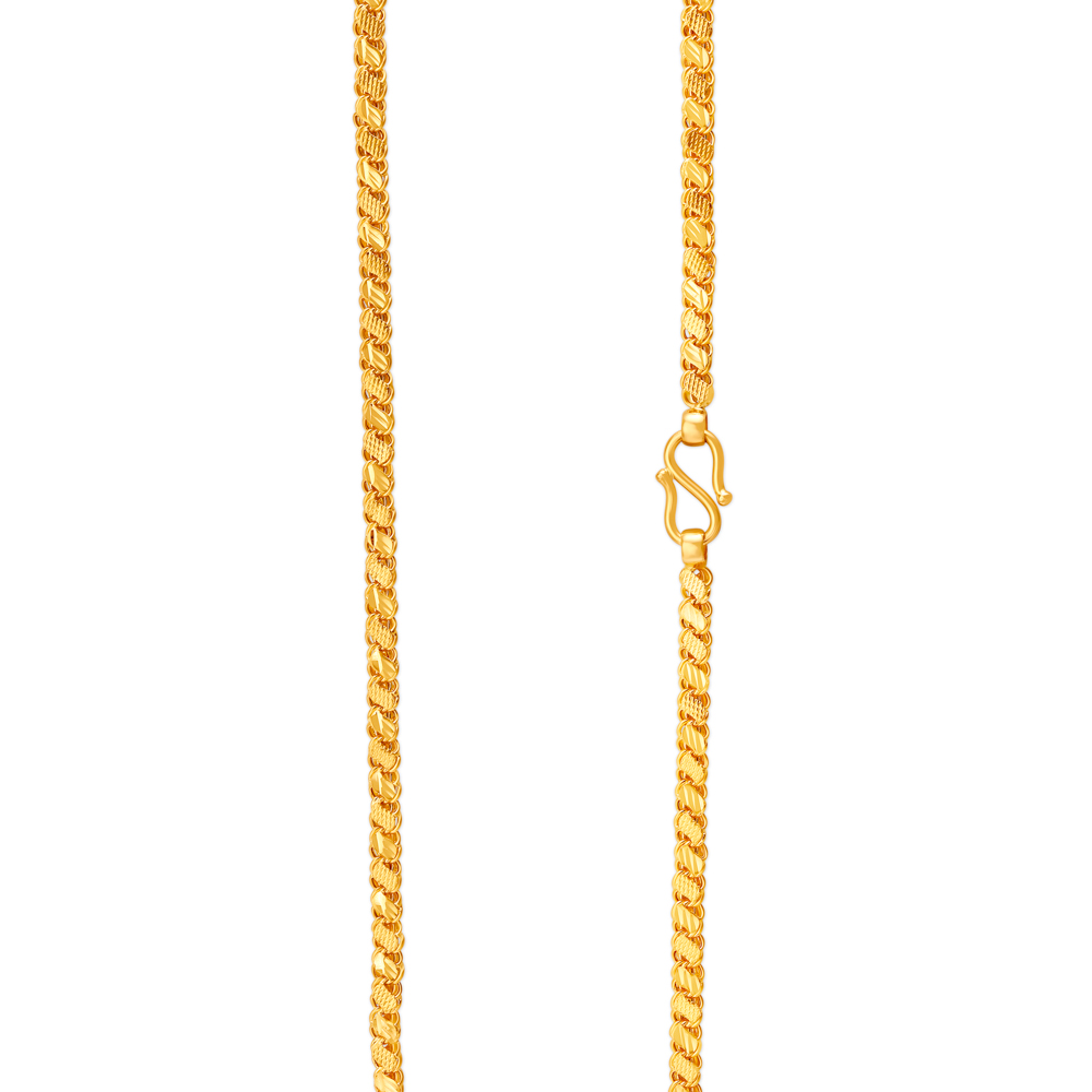 

Sleek Gold S Chain for Men