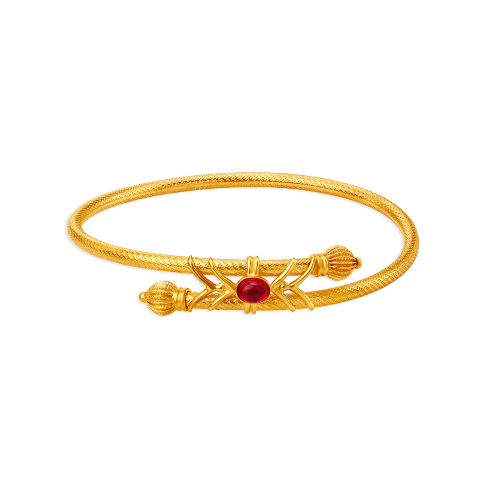 Twisted gold deals bangle bracelet