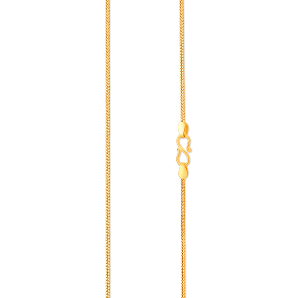 

Sleek Gold Foxtail Chain