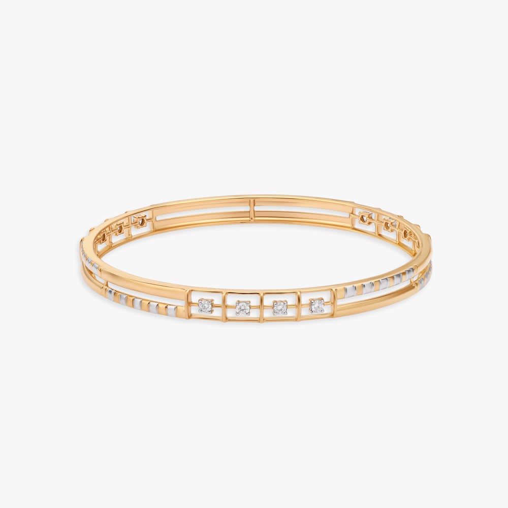 

Dual Symphony Diamond Bangle