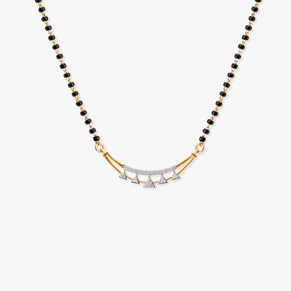 

Elegant Beginnings Diamond Mangalsutra