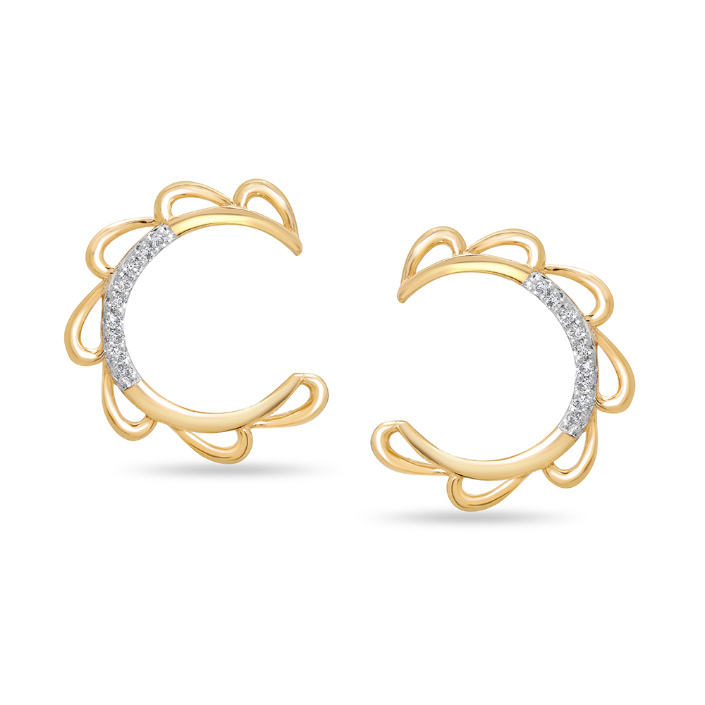 Buy Tanishq 22k Yellow Gold Earrings for Women Online At Best Price  Tata  CLiQ