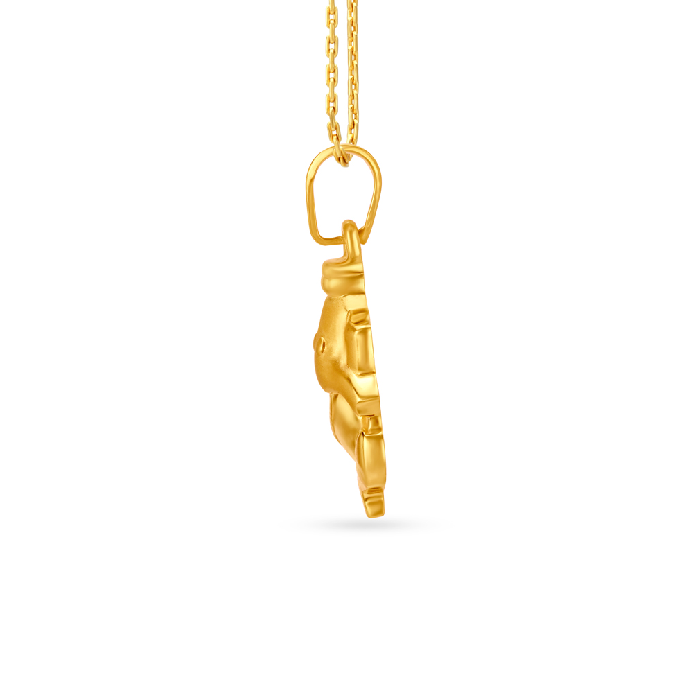 

Blessed Ganesha Gold Pendant