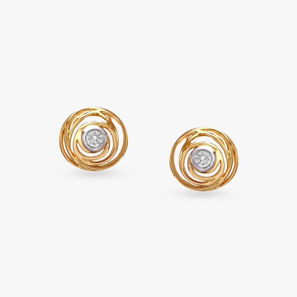 

Whirlwind Diamond Stud Earrings