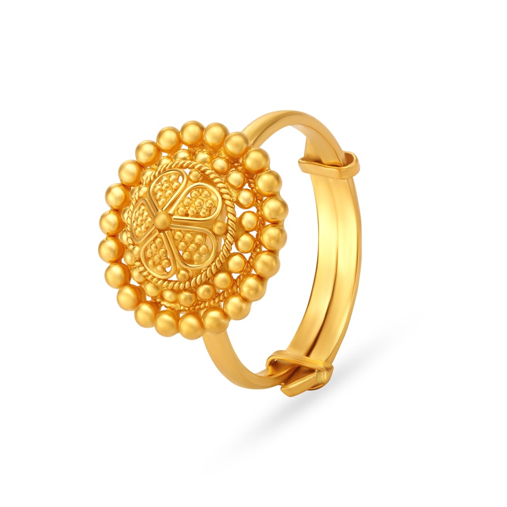 

Ornate Gold Finger Ring