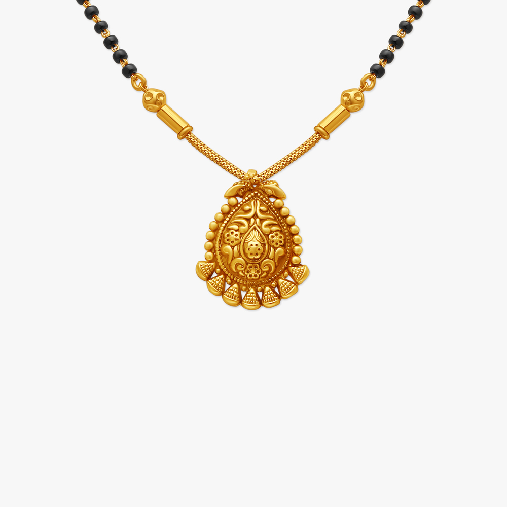 Mini on sale mangalsutra gold