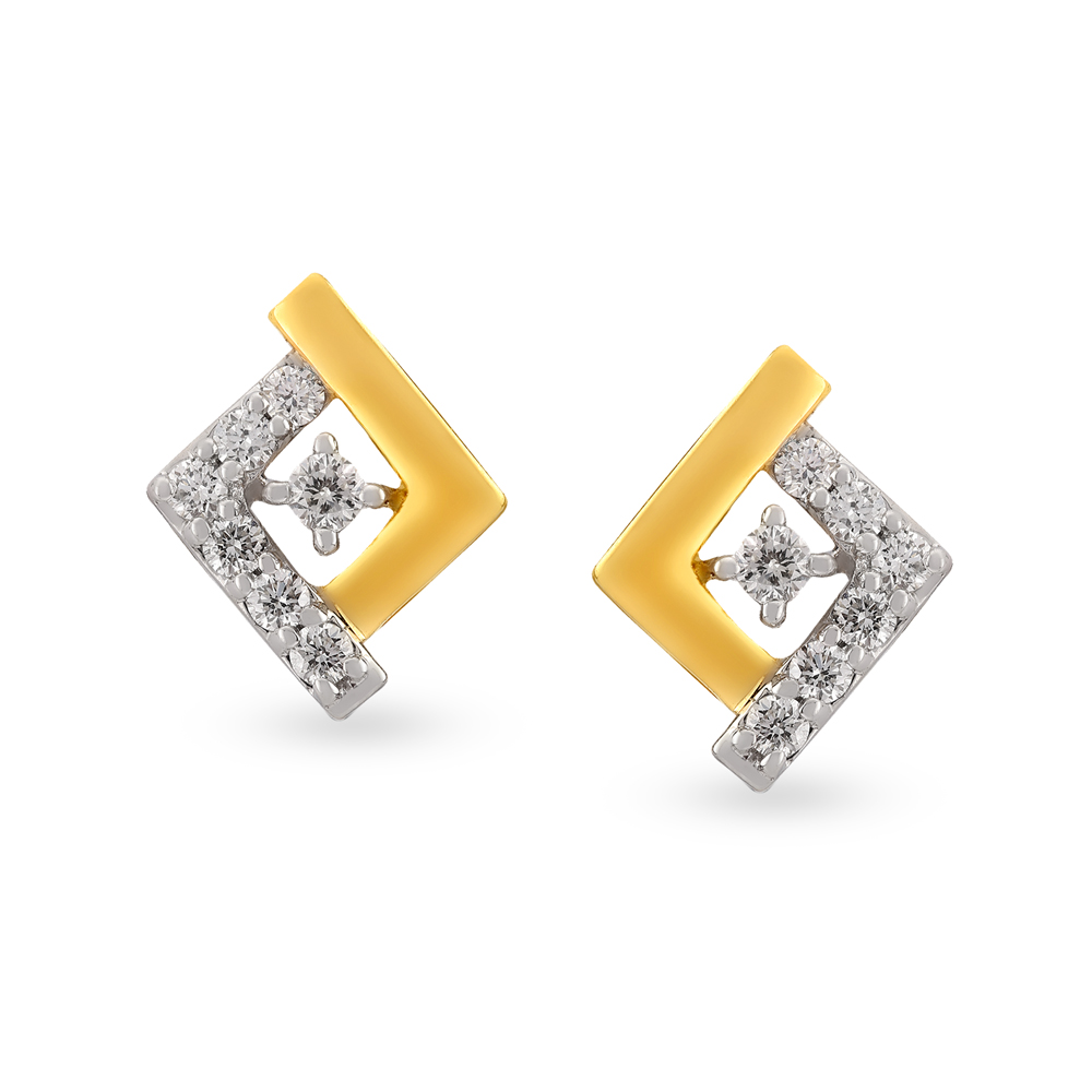 White American Diamond Silver Earrings at Rs 825/pair | 925 sterling silver  Earrings in Jaipur | ID: 26371402991