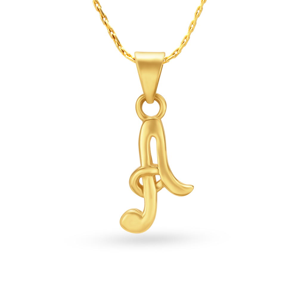 Tanishq deals letter pendant