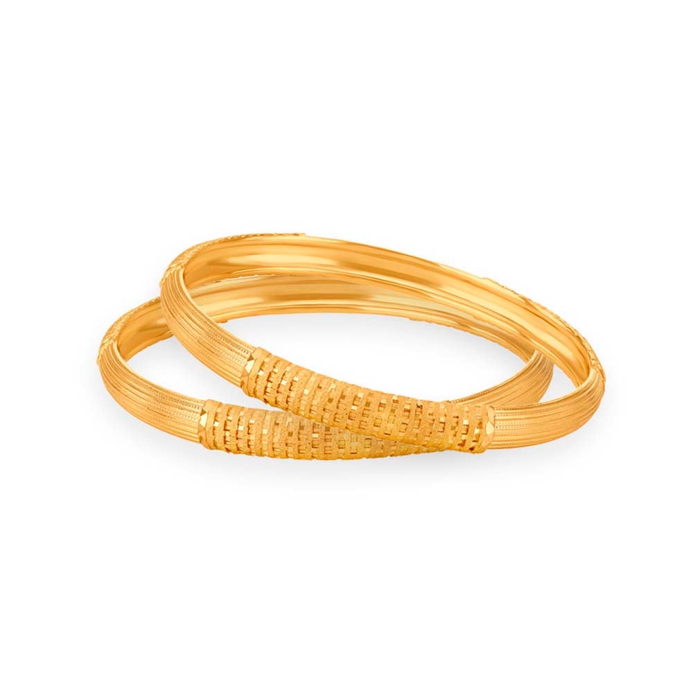 

Vibrant Gold Bangles