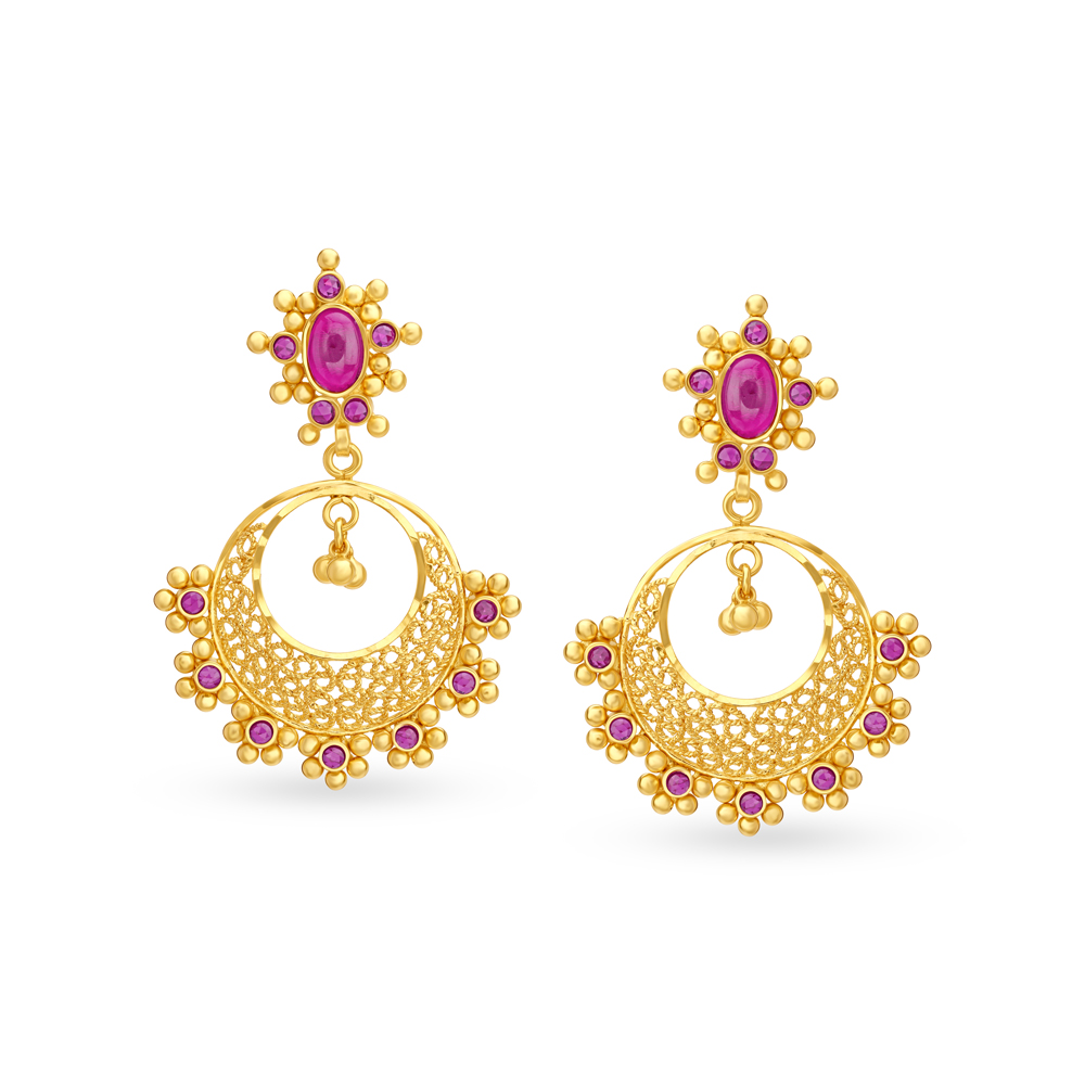 

Tantalising Gold Drop Earrings