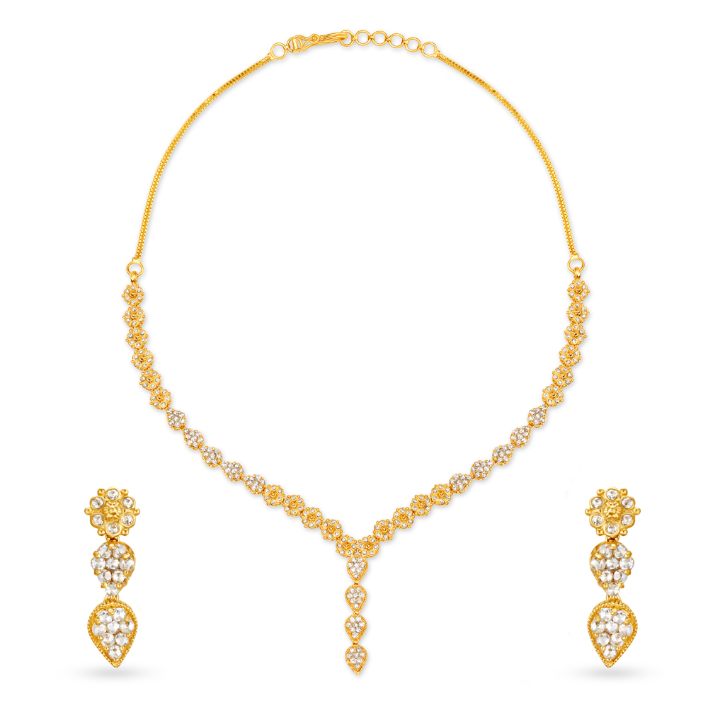 

Majestic Gold Necklace Set