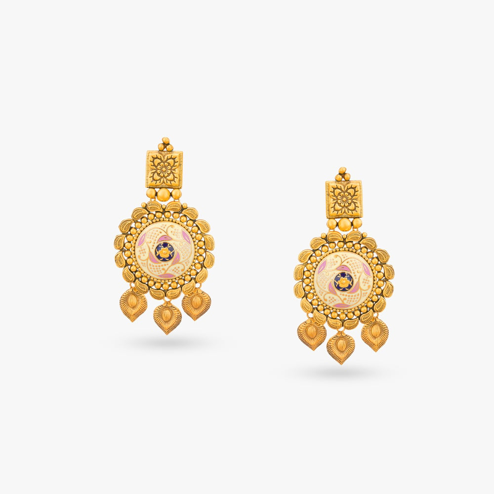 

Timeless Beauty Gold Drop Earrings