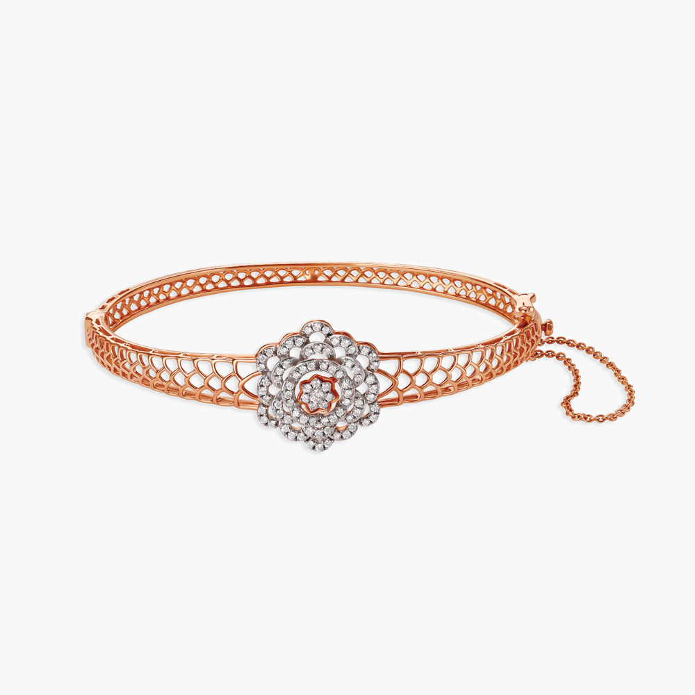 

Petal Perfection Diamond Bangle