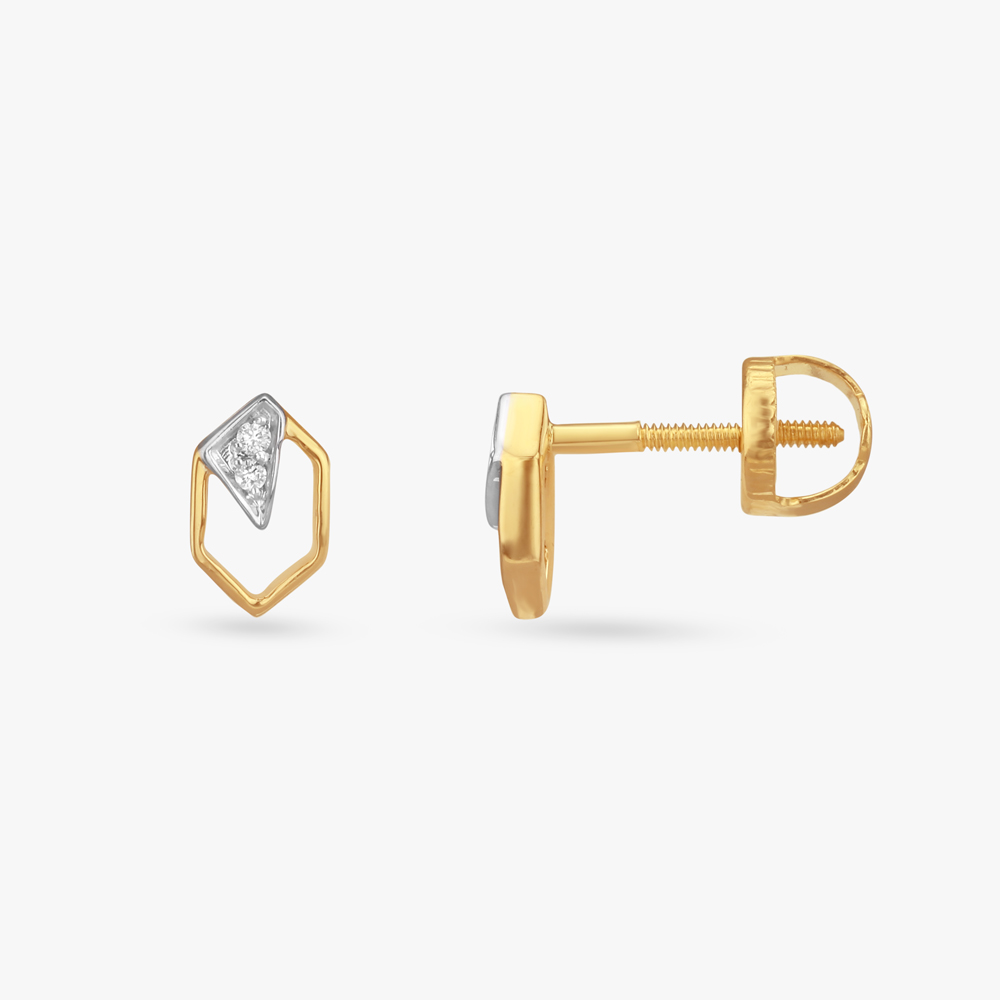 

Tiny Twinkles Diamond Stud Earrings For Kids