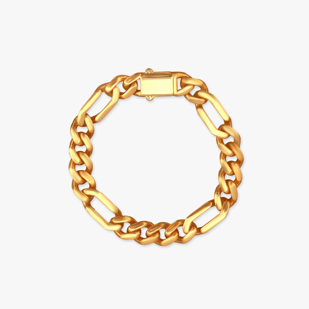 

Bold Statement Gold Bracelet for Men