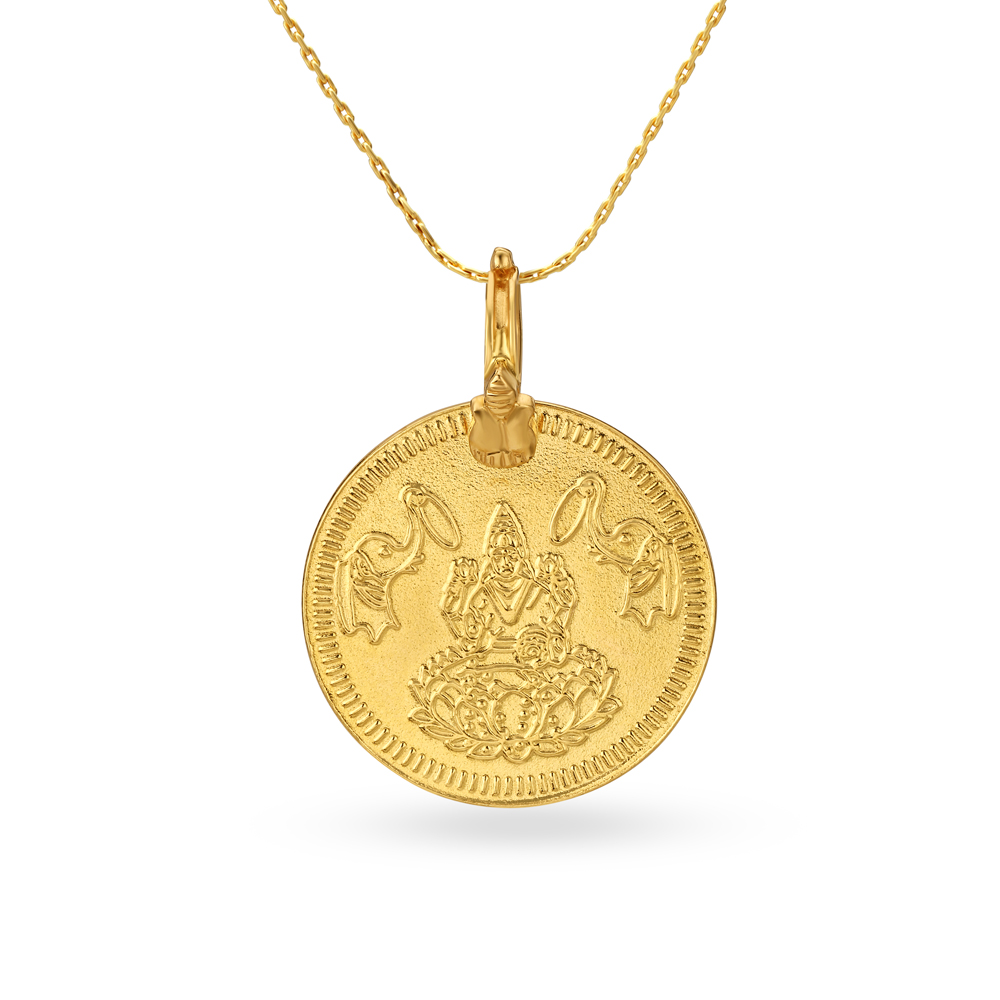 Temple Gold Thali Pendant