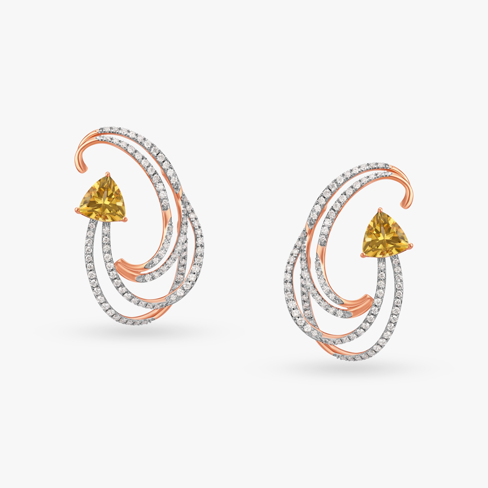 Amazon.com: Nilu's Collection Dailywear/Officewear Small Rose Gold Plated  Combo Crystal/Zircon Stone Stud Earrings for Women & Girls: Clothing, Shoes  & Jewelry