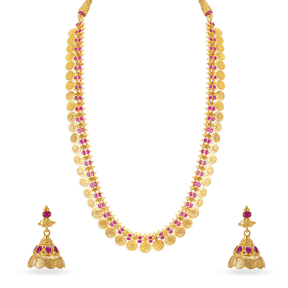 Kasu mala designs in shop tanishq