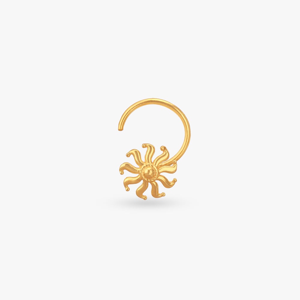 

Timeless Sunshine Gold Nose Pin